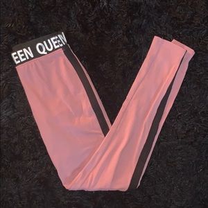 Pink ‘QUEEN’ Leggings